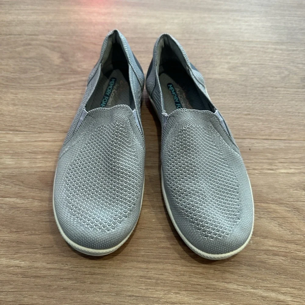 Skechers Men's Gray Slip-On Loafers - Picture 1 of 5